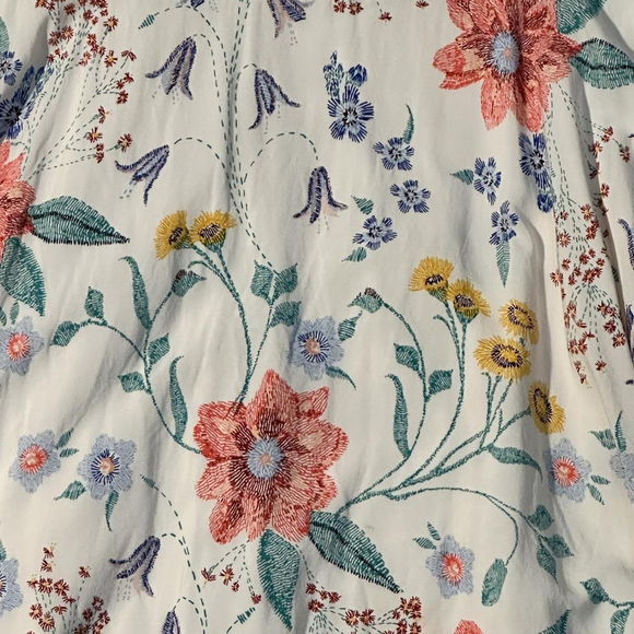 Old navy Tall XL summer dress floral fit flare cami tank summer dress cottage - Picture 4 of 5